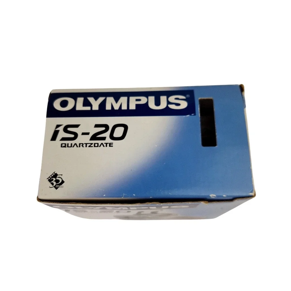 Olympus IS-20 Quartzdate 35mm Film SLR Camera 28-110mm Zoom Lens with Box Manual